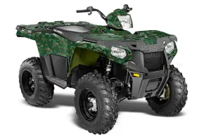 Polaris Sportsman 325ETX / 450 / 570 ATV Graphic Kit - 2014-2017 Digi Camo Green