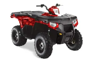 Polaris Sportsman 800 / 500 ATV Graphic Kit - 2005-2010 Bone Collector Red