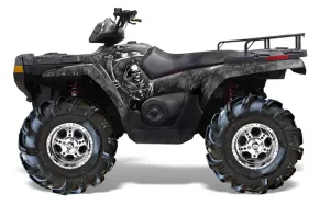 Polaris Sportsman 800 / 500 ATV Graphic Kit - 2005-2010 Reaper Black