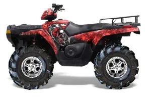 Polaris Sportsman 800 / 500 ATV Graphic Kit - 2005-2010 Reaper Red