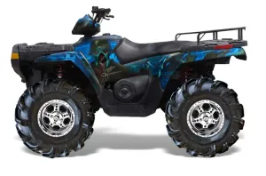 Polaris Sportsman 800 / 500 ATV Graphic Kit - 2005-2010 Zombie Trooper Blue