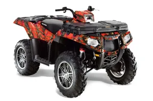 Polaris Sportsman 550 / 850 / 850SP / 1000 ATV Graphic Kit - 2009-2016 Fire Camo