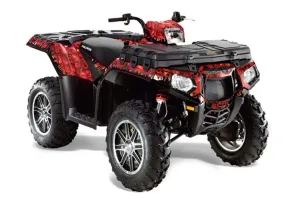Polaris Sportsman 550 / 850 / 850SP / 1000 ATV Graphic Kit - 2009-2016 Reaper Red
