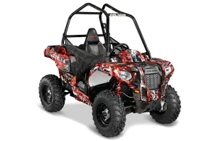 Polaris Sportsman ACE 325 / 570 ATV Graphic Kit - 2014-2016 Mad Hatter Red
