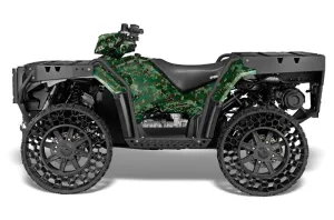 Polaris Sportsman WV850 ATV Graphic Kit - 2012-2015 Digi Camo Green