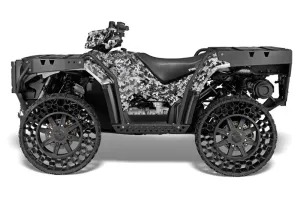 Polaris Sportsman WV850 ATV Graphic Kit - 2012-2015 Digi Camo Silver