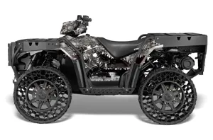 Polaris Sportsman WV850 ATV Graphic Kit - 2012-2015 Reaper Silver