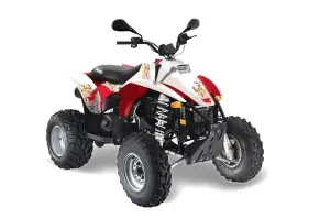 Polaris Trailblazer 350 ATV Graphic Kit - 1985-2009 Mandy White