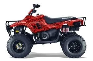 Polaris Trailboss 330 ATV Graphic Kit - 2004-2009 Digicamo Red