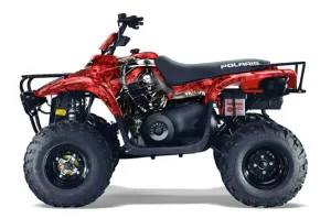 Polaris Trailboss 330 ATV Graphic Kit - 2004-2009 Reaper Red