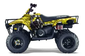 Polaris Trailboss 330 ATV Graphic Kit - 2004-2009 Reaper Yellow