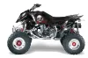 Polaris Outlaw 450 / 500 / 525 ATV Graphic Kit - 2006-2008 Bone Collector Black