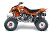 Polaris Outlaw 450 / 500 / 525 ATV Graphic Kit - 2006-2008 Bone Collector Orange