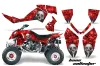 Polaris Outlaw 450 / 500 / 525 ATV Graphic Kit - 2006-2008 Bone Collector Red