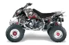 Polaris Outlaw 450 / 500 / 525 ATV Graphic Kit - 2006-2008 Bone Collector Silver
