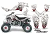 Polaris Outlaw 450 / 500 / 525 ATV Graphic Kit - 2006-2008 Bone Collector White