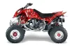 Polaris Outlaw 450 / 500 / 525 ATV Graphic Kit - 2006-2008 Butterfly Red