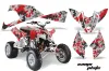 Polaris Outlaw 450 / 500 / 525 ATV Graphic Kit - 2009-2012 Camoplate Red