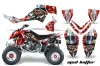 Polaris Outlaw 450 / 500 / 525 ATV Graphic Kit - 2006-2008 Mad Hatter White
