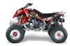 Polaris Outlaw 450 / 500 / 525 ATV Graphic Kit - 2006-2008 Mad Hatter White