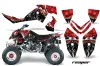 Polaris Outlaw 450 / 500 / 525 ATV Graphic Kit - 2006-2008 Reaper Red