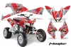 Polaris Outlaw 450 / 500 / 525 ATV Graphic Kit - 2009-2012 T Bomber Red
