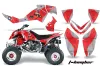 Polaris Outlaw 450 / 500 / 525 ATV Graphic Kit - 2006-2008 T Bomber Red
