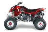 Polaris Outlaw 450 / 500 / 525 ATV Graphic Kit - 2006-2008 Toxicity Black