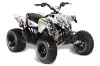 Polaris Outlaw 90 / 110 ATV Graphic Kit - 2002-2025 Diamond Flames White
