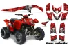 Polaris Phoenix 200 ATV Graphic Kit - 2005-2023 Bone Collector Red