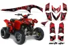 Polaris Phoenix 200 ATV Graphic Kit - 2005-2023 Northstar Red