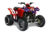 Polaris Phoenix 200 ATV Graphic Kit - 2005-2023 Silver Star - Reloaded Red