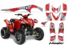 Polaris Phoenix 200 ATV Graphic Kit - 2005-2023 Silver Star - Silverhaze Red