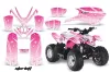 Polaris Predator 50 ATV Graphic Kit - All Years Starlett Pink