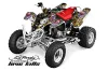 Polaris Predator 500 ATV Graphic Kit - 2002-2011 Ed Hardy - Love Kills Black