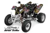 Polaris Predator 500 ATV Graphic Kit - 2002-2011 Ed Hardy - Love Kills Black