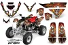 Polaris Predator 500 ATV Graphic Kit - 2002-2011 Ed Hardy - Pirates Red