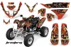 Polaris Predator 500 ATV Graphic Kit - 2002-2011 Firestorm Red