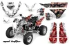 Polaris Predator 500 ATV Graphic Kit - 2002-2011 Mad Hatter Red