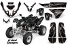 Polaris Predator 500 ATV Graphic Kit - 2002-2011 Tribal Flames Black