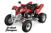 Polaris Predator 500 ATV Graphic Kit - 2002-2011 Tribal Flames Red