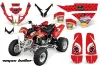 Polaris Predator 500 ATV Graphic Kit - 2002-2011 Vegas Baller Red