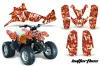 Polaris Predator 90 ATV Graphic Kit - 2002-2011 Butterfly Orange