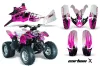 Polaris Predator 90 ATV Graphic Kit - 2002-2011 Carbon X Pink