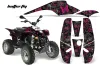 Polaris Scrambler / Trailblazer 500 ATV Graphic Kit - 1985-2009 Butterfly Pink