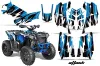 Polaris Scrambler XP 850 / 1000 ATV Graphic Kit - 2013-2016 Attack Blue