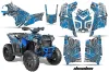 Polaris Scrambler XP 850 / 1000 ATV Graphic Kit - 2013-2016 Deaden Blue