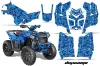 Polaris Scrambler XP 850 / 1000 ATV Graphic Kit - 2013-2016 Digi Camo Blue