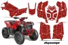 Polaris Scrambler XP 850 / 1000 ATV Graphic Kit - 2013-2016 Digi Camo Red