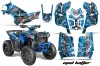 Polaris Scrambler XP 850 / 1000 ATV Graphic Kit - 2013-2016 Mad Hatter Blue